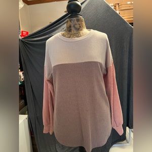 Lovely Melody Tri-Colored Sweater